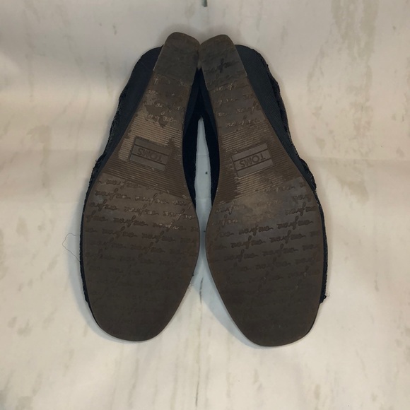 Toms sequin black wedges - Picture 5 of 8